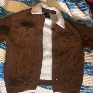 Zara lined corduroy jacket